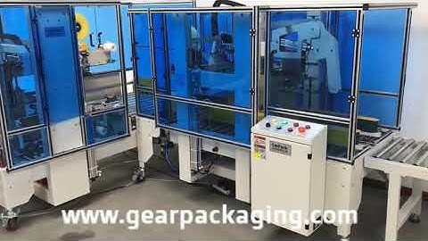 Automatic different carton box size sensing H type carton sealing machine box sealer line