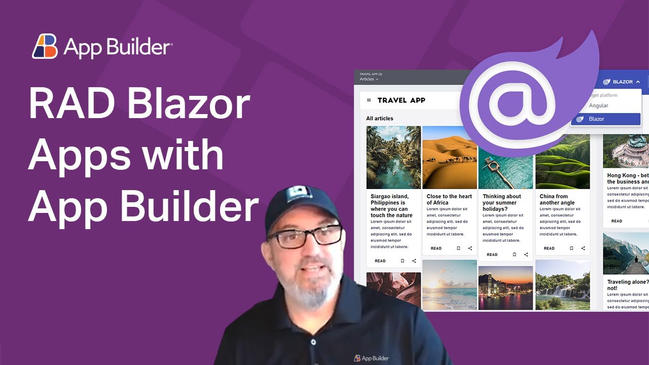 RAD Blazor Apps with App Builder Webinar - YouTube