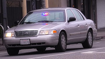 *RARE* LAFD Rescue 14, LAPD Rampart Unit & LAPD Detective Transporting