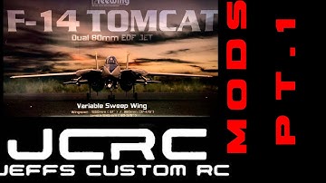 PART 1 Freewing F14 Tomcat From Motion RC Mods | Install of the GOONIAC33 Afterburners
