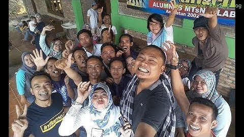KESERUAN REUNI ALUMNI MTsN II PANDEGLANG ANGKATAN 2002 - AWAS BAPER