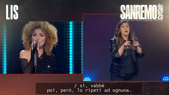 LIS Sanremo 2025 - Marcella Bella canta “Pelle diamante”