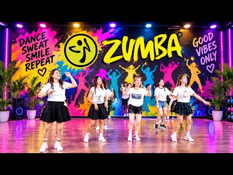 BLACK AND WHITE ATTIRE DANCE ZUMBA GROUP #trending #viral #video #dance #fitness #trend