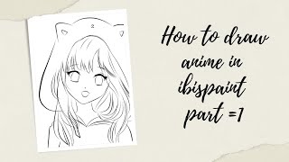 how to draw anime girl in Ibis paint x beginner tutorial. screenshot 5