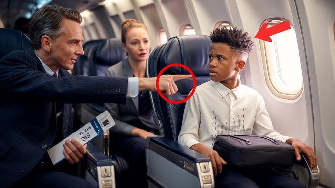 Black Billionaire Boy Seat Stolen by White Passenger — Seconds Later, Flight Is Grounded - YouTube