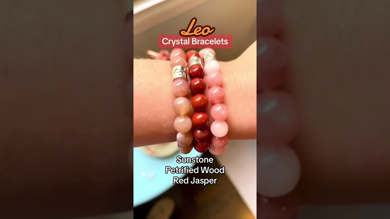This Crystal Bracelet Set is meant to benefit Leo zodiac signs