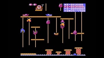 Donkey Kong Jr Atari 5200 Longplay