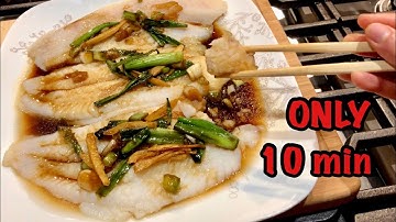 The EASIEST Recipe for Chinese Steamed Fish Fillet done in 10 minutes | Only 5 Ingredients