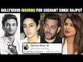 Shahrukh, Priyanka, Deepika, Alia, Salman | Bollywood Stars EMOTIONAL For Sushant Singh Rajput