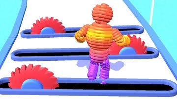 Rope Man Run 🚶‍♂️🧶 IOS Android Gameplay Walkthrough Levels #3 YA73L