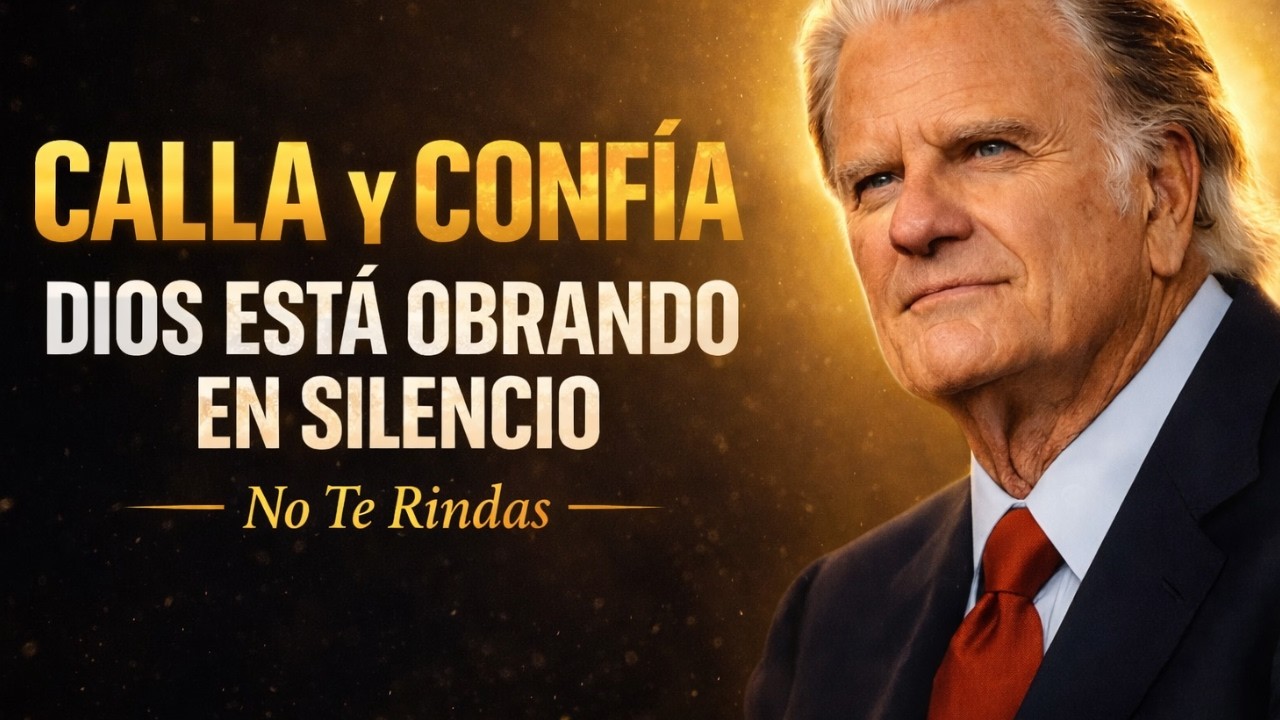 Calla y Confía: Dios Está Obrando en Silencio | Mensaje Inspirado en Billy Graham