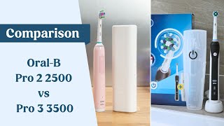 Oral-B Pro 2 2500 vs Pro 3 3500