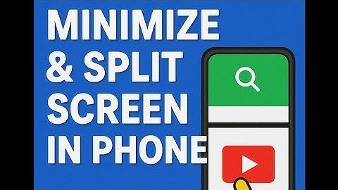Android Hidden Feature/Use Two Apps at Once/Phone Split Screen & Minimize Hack You Should Know