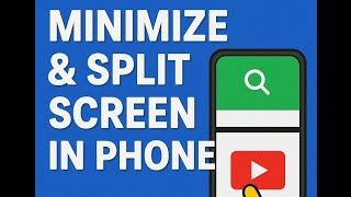 Android Hidden Feature/Use Two Apps at Once/Phone Split Screen &amp; Minimize Hack You Should Know