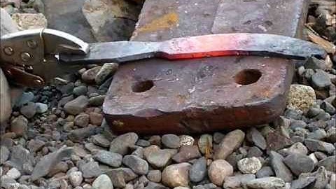Forging a Tool Steel Knife Out of a File: Part II