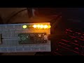 Binary counting LEDs Raspberry Pi Pico