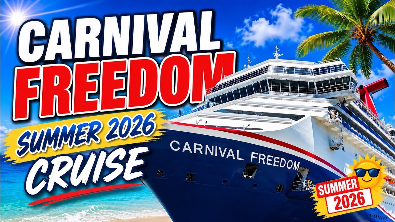 Carnival Freedom Summer 2026 Cruise 