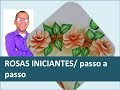 como pintar rosas simples para iniciantes