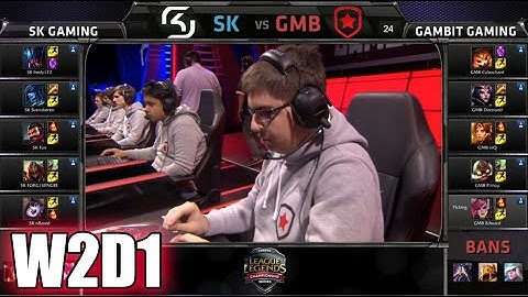 SK Gaming vs Gambit Gaming | S5 EU LCS Spring 2015 Week 2 Day 1 | SK vs GMB W2D1G4 VOD 60FPS