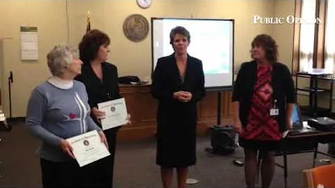 Judge Carol Van Horn recognizes members of the Way...