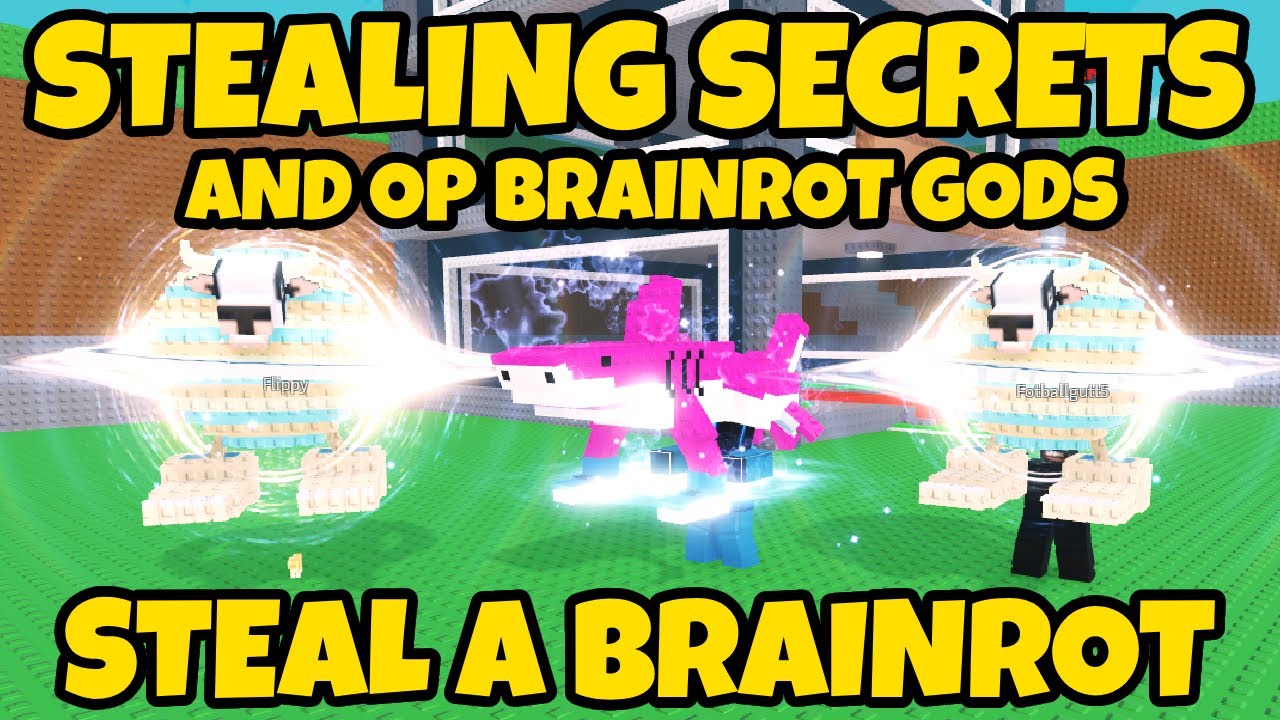 😱STEALING SECRETS AND OP BRAINROTS COMPILATION IN STEAL A BRAINROT!