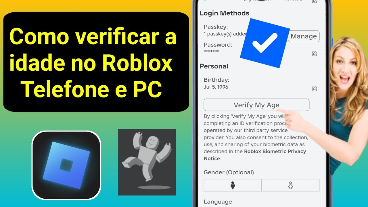 Como verificar sua idade no Roblox (atualização 2024) || Como verificar