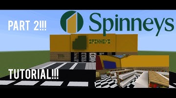 Minecraft Tutorial: How To Make A Spinneys Part 2 "2023 City Tutorial"
