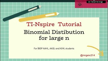 Nspire Tutorial #21: Binomial Distribution finding unkonwn n (Inv Binom N)