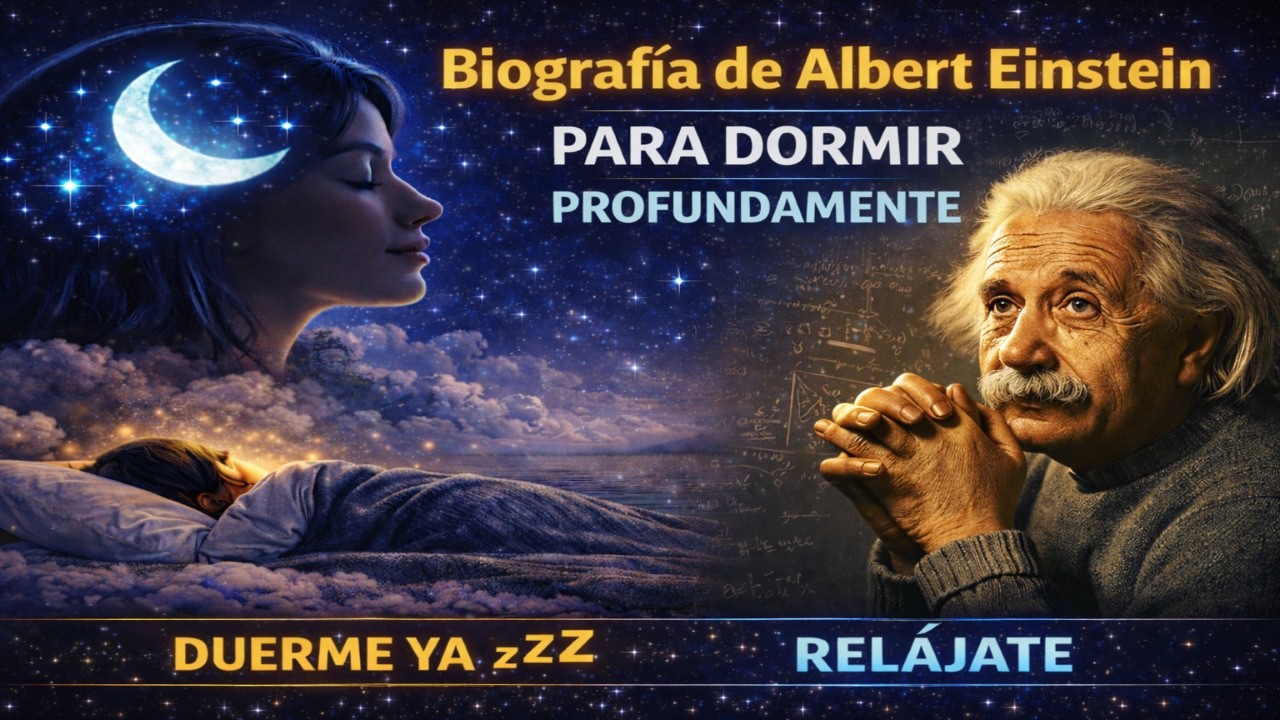 Biografía de Albert Einstein para Dormir | 2 Horas para Relajarse y Dormir Profundamente