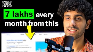 THIS SIMPLE College Project Makes Him 7 Lakhs/Month | Work From Home | 110 The Sanskar Show