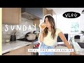 SUNDAY RESET VLOG: meal prep for the week, organizing & self care :)