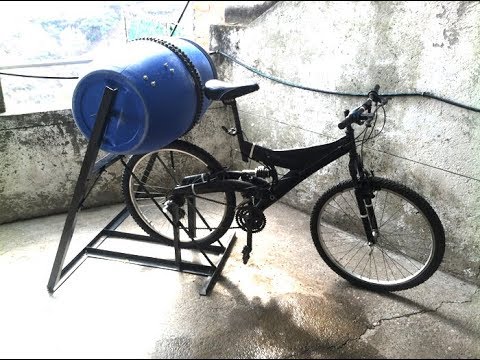 cómo hacer una bicicleta eléctrica con motor de lavadora 