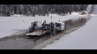 CASSIOPEIA IV Gardiner Cable Ferry -  Cochrane Ontario - November 28th, 2021