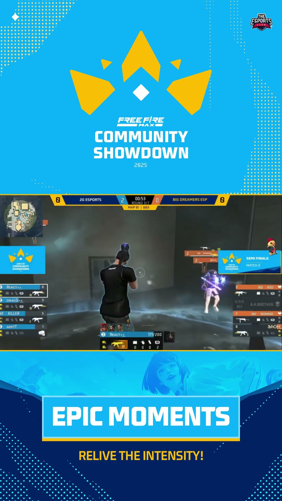 INSANE Free Fire Max Moments! ? | Community Showdown 2025 | Thank You, SIES!