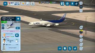 World of Airports 2 Muscat Level 4 LATAM A340 landing