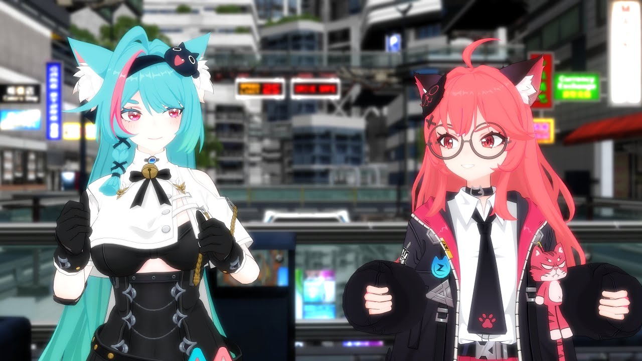 Nanally x Mint NTE Night train dance trend MMD 