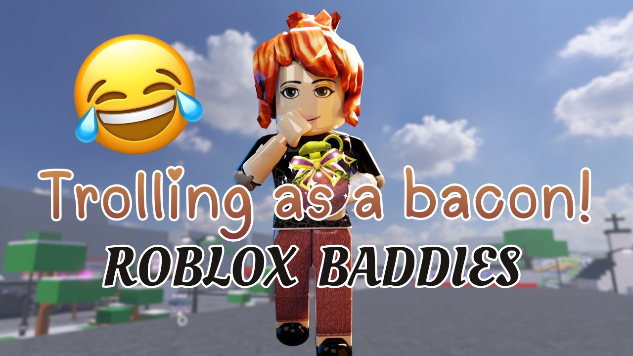 TROLLING AS A BACON IN BADDIES ROBLOX! 😂💅