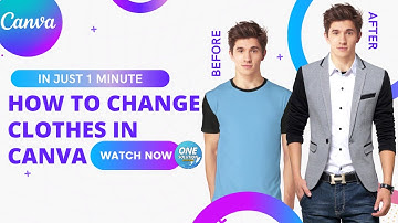 How to Change Clothes in Canva | How to change color of Clothes