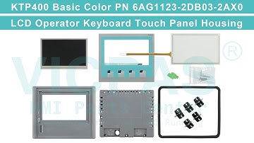 Siemens SIMATIC KTP400 6AG1123-2DB03-2AX0 Membrane Keypad Touch Panel LCD Display Screen HMI Case