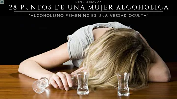 ¿Cómo se comporta una mujer alcohólica?