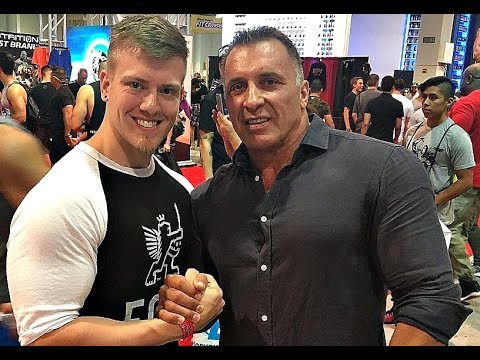 milos sarcev pre workout 2017 Mr. Olympia Expo