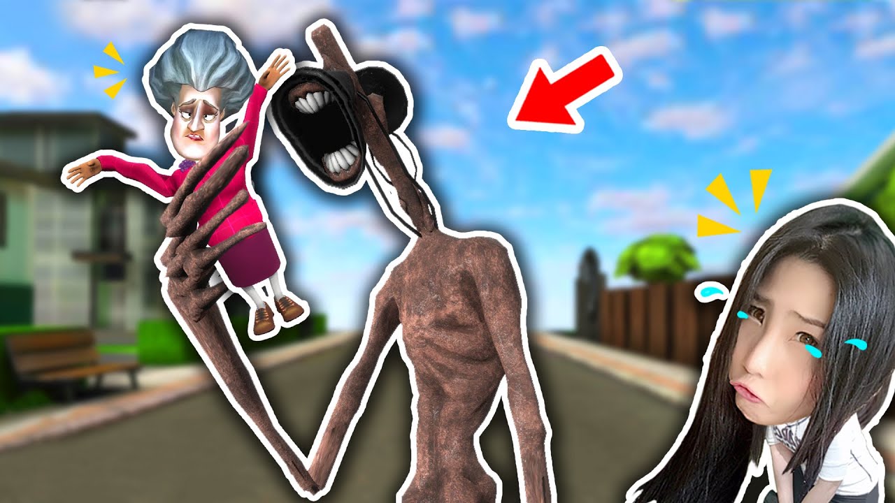 แกล้งคุณครูใจร้ายเจอเปรต siren head - Scary Teacher 3D | พี่เมย์