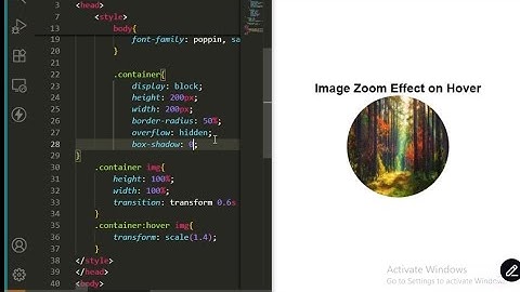 Create a Stunning Image Zoom Hover Effect| just HTML & CSS in 2 Minutes🔥