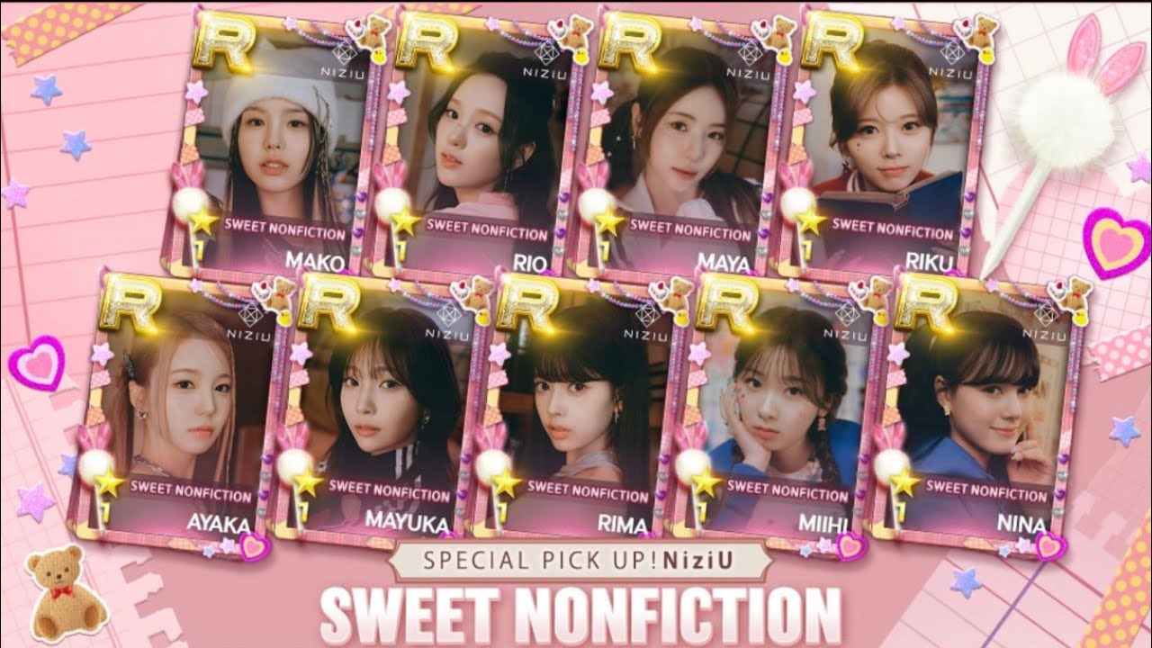 NiziU『SWEET NONFICTION』イベテーマ 全員揃うまでポチッとな  