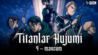 Titanlar Hujumi 4-mavsum 1-qism Anime Qisqacha sharh!