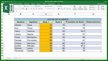 Cómo Hacer una TABLA en Excel y Aplicar FORMATOS en Celdas