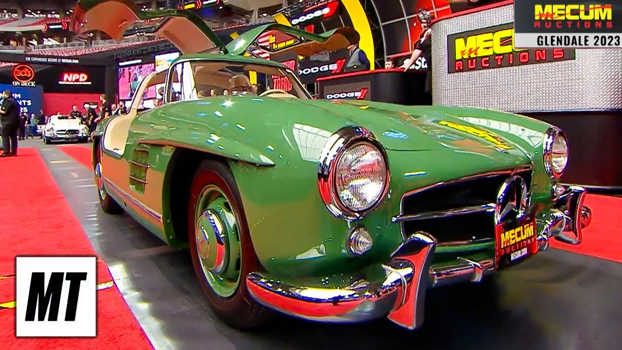 ’55 Mercedes Gullwing! Ford GT! | Best Cars of Mecum Glendale 2023 | MotorTrend Auto Recent