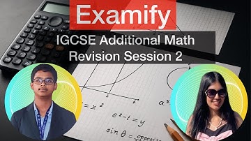 Examify IGCSE Add Math Session 2: Factors of Polynomials & Simultaneous Equations