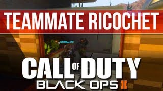 Luckiest Black Ops 2 Kill Ever? (Crazy Ricochet Combat Axe)