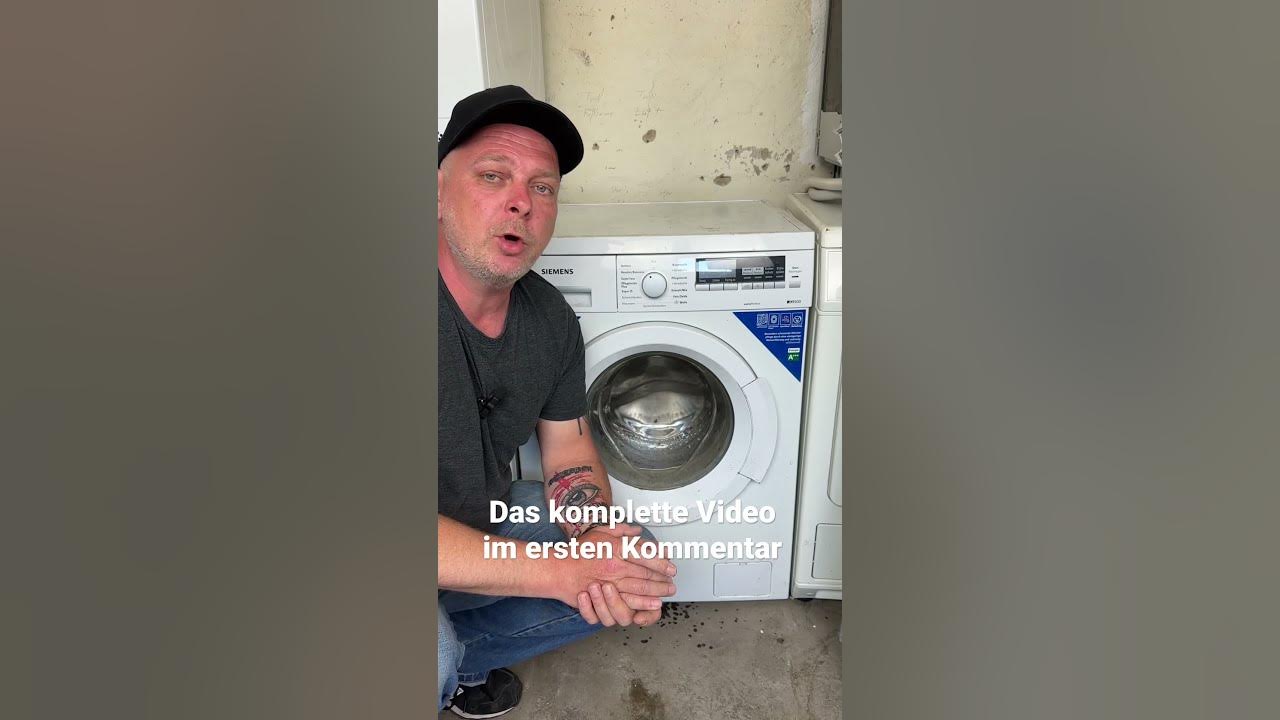 Fehler E18 F18 Bosch Siemens Waschmaschine. YouTube